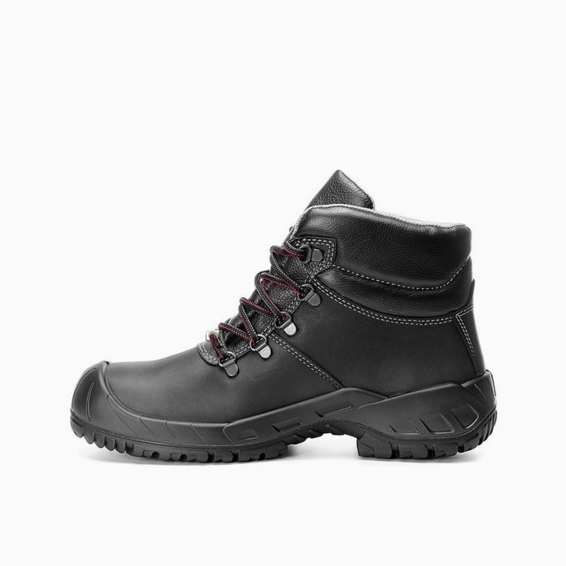 ELTEN-Footwear, S3-Arbeits-Berufs-Sicherheits-Schuhe, Hochschuhe, LAURENZO PU MID ESD, schwarz