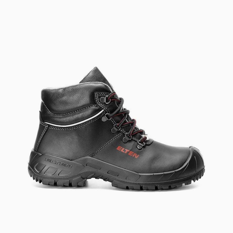 ELTEN-Footwear, S3-Arbeits-Berufs-Sicherheits-Schuhe, Hochschuhe, LAURENZO RUBBER MID ESD, schwarz