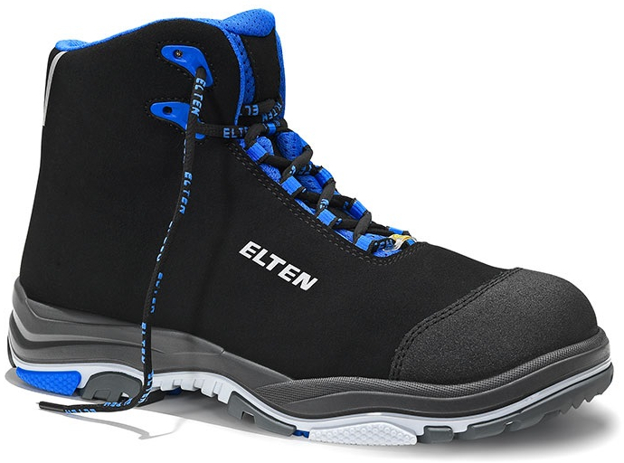 ELTEN-Footwear, S2-ERGO-ACTIVE-Arbeits-Berufs-Sicherheits-Schuhe, Halbschuhe, IMPULSE EA Mid, ESD, Fußtyp 1, blau