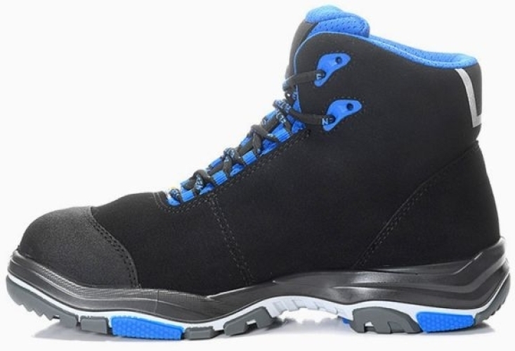 ELTEN-Footwear, S2-ERGO-ACTIVE-Arbeits-Berufs-Sicherheits-Schuhe, Halbschuhe, IMPULSE EA Mid, ESD, Fußtyp 2, blau