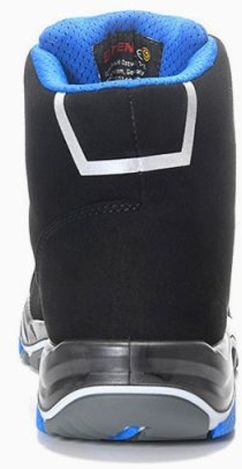 ELTEN-Footwear, S2-ERGO-ACTIVE-Arbeits-Berufs-Sicherheits-Schuhe, Halbschuhe, IMPULSE EA Mid, ESD, Fußtyp 2, blau