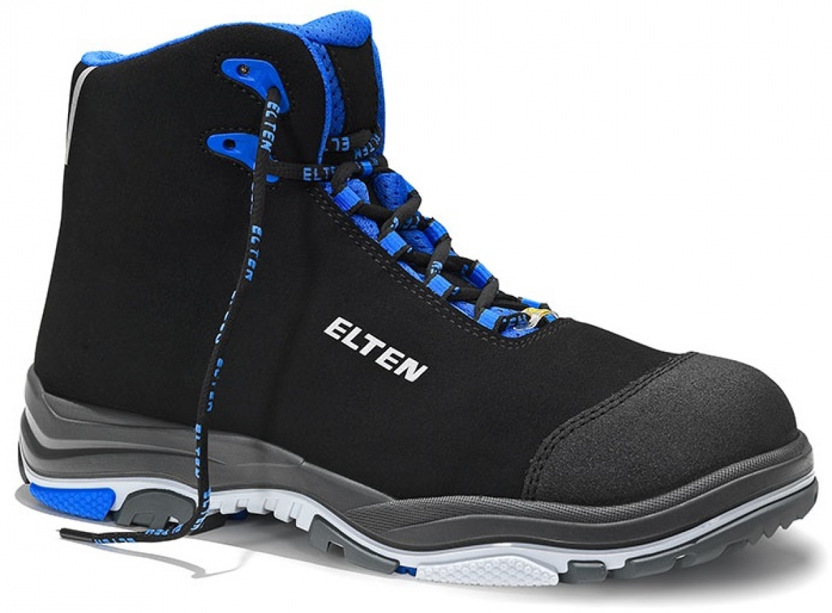 ELTEN-Footwear, S2-ERGO-ACTIVE-Arbeits-Berufs-Sicherheits-Schuhe, Halbschuhe, IMPULSE EA Mid, ESD, Futyp 3, blau