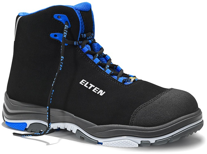 ELTEN-Footwear, S2-ERGO-ACTIVE-Arbeits-Berufs-Sicherheits-Schuhe, Halbschuhe, IMPULSE EA Mid, ESD, Fußtyp 3, blau