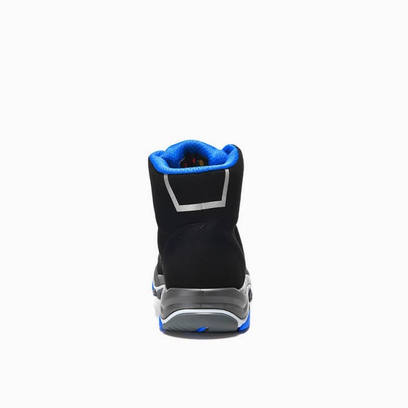 ELTEN-Footwear, S2-ERGO-ACTIVE-Arbeits-Berufs-Sicherheits-Schuhe, Halbschuhe, IMPULSE EA Mid, ESD, Fußtyp 3, blau