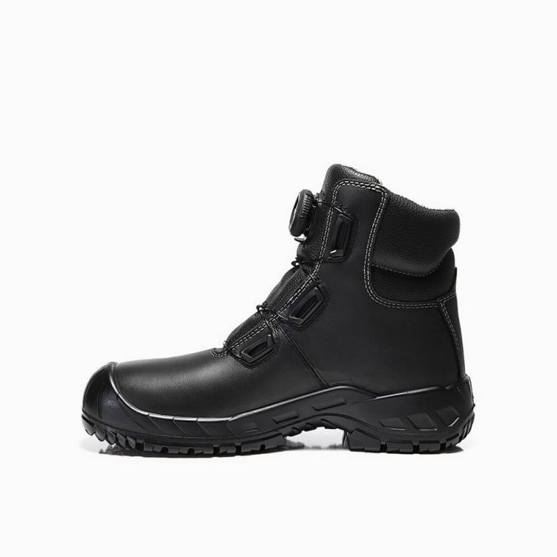 ELTEN-Footwear, S3-SAFETY GRIP-Arbeits-Berufs-Sicherheits-Schuhe, Hochschuhe, LAURENZO Boa Mid, ESD, schwarz