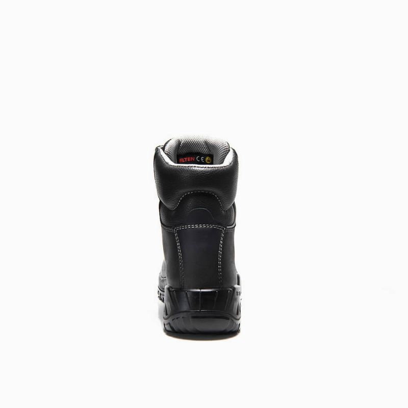 ELTEN-Footwear, S3-SAFETY GRIP-Arbeits-Berufs-Sicherheits-Schuhe, Hochschuhe, LAURENZO Boa Mid, ESD, schwarz