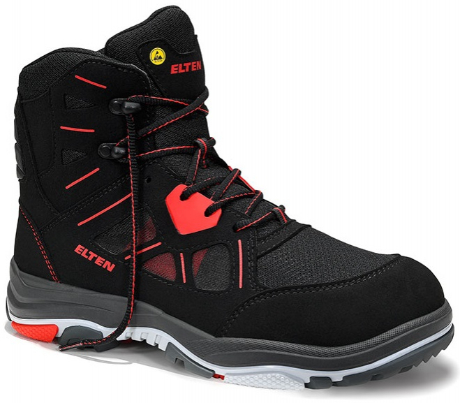 ELTEN-Footwear, S1P-ERGO-ACTIVE-Sicherheitshochschuhe, ANTHONY Mid, ESD, Fußtyp 3, rot