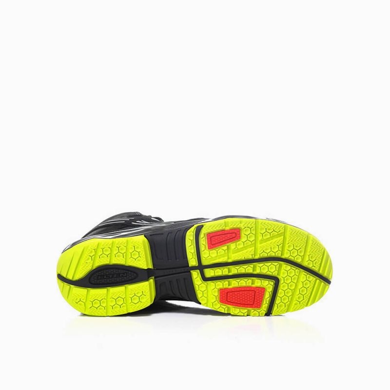 ELTEN-Footwear, S2-Arbeits-Berufs-Sicherheits-Schuhe, Hochschuhe, AMBITION BOA MID, ESD, schwarz/gelb
