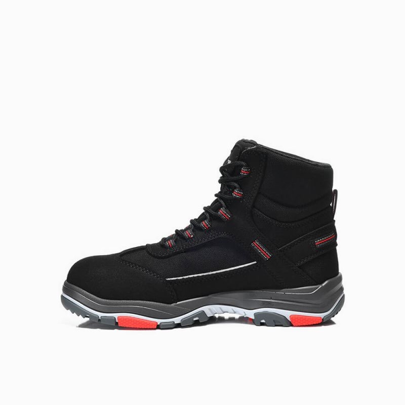 ELTEN-Footwear, S3-ERGO-ACTIVE-Arbeits-Berufs-Sicherheits-Schuhe, Hochschuhe, MATTHEW TPU Mid , ESD, Fußtyp 1, schwarz