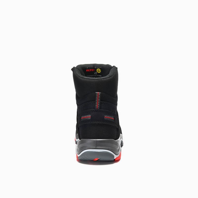 ELTEN-Footwear, S3-ERGO-ACTIVE-Arbeits-Berufs-Sicherheits-Schuhe, Hochschuhe, MATTHEW TPU Mid , ESD, Fußtyp 2, schwarz