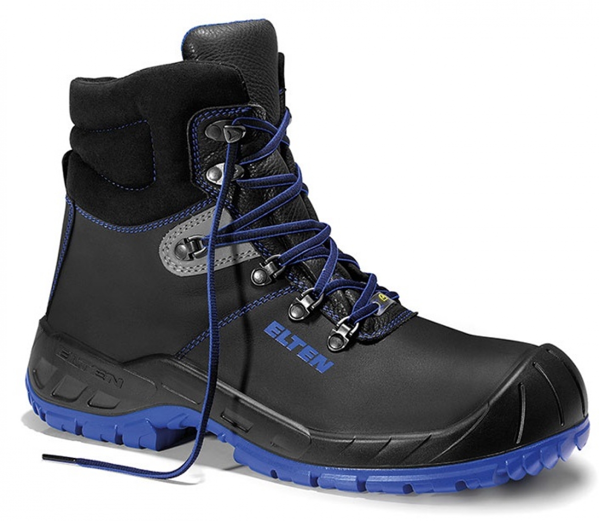 ELTEN-Footwear, S3-SAFETY GRIP-Arbeits-Berufs-Sicherheits-Schuhe, Hochschuhe, ALESSIO Steel XW Mid , ESD, schwarz
