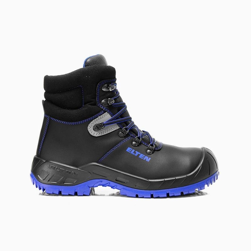 ELTEN-Footwear, S3-SAFETY GRIP-Arbeits-Berufs-Sicherheits-Schuhe, Hochschuhe, ALESSIO Steel XW Mid , ESD, schwarz