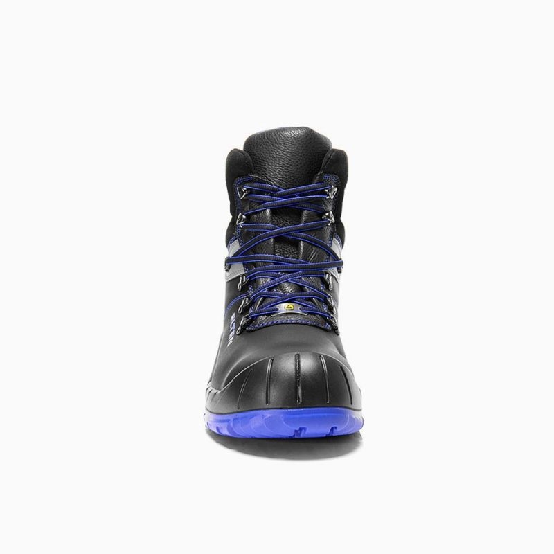 ELTEN-Footwear, S3-SAFETY GRIP-Arbeits-Berufs-Sicherheits-Schuhe, Hochschuhe, ALESSIO Steel XW Mid , ESD, schwarz