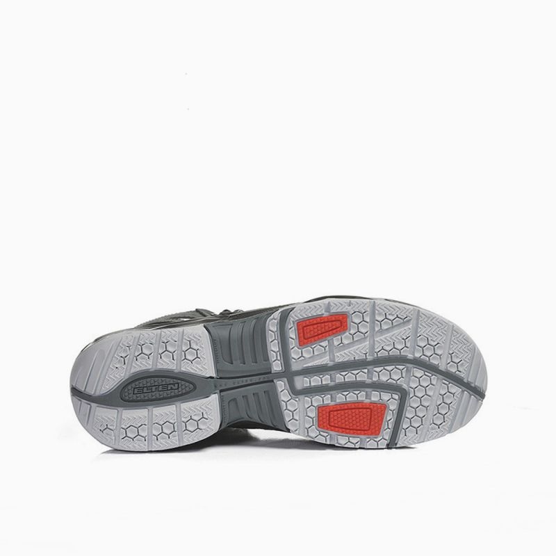 ELTEN-Footwear, S3-Arbeits-Berufs-Sicherheits-Schuhe, Hochschuhe, HORIZON MID, ESD, schwarz/grau