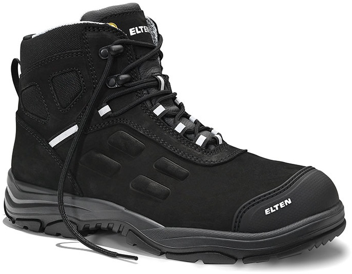 ELTEN-Footwear, S3-ERGO-ACTIVE-Arbeits-Berufs-Sicherheits-Schuhe, Hochschuhe, DANIEL Pro Mid, ESD, Fußtyp 2, schwarz