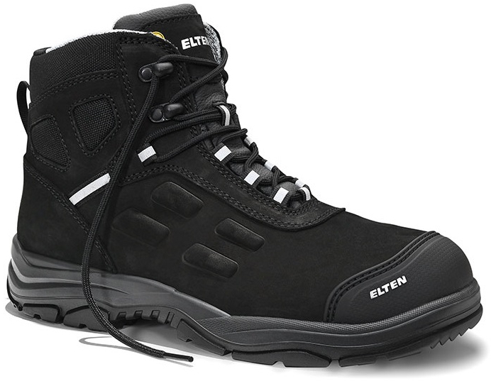 ELTEN-Footwear, S3-ERGO-ACTIVE-Arbeits-Berufs-Sicherheits-Schuhe, Hochschuhe, DANIEL Pro Mid, ESD, Futyp 3, schwarz