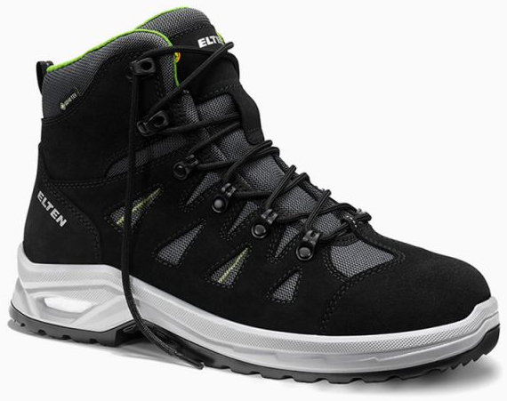 ELTEN-S2-Sicherheitsstiefel, RIWEMO XXP GTX black-green Mid ESD S2 WR CI