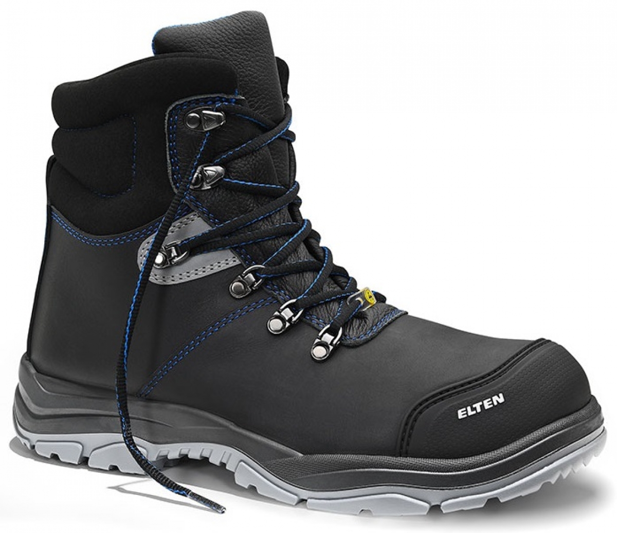 ELTEN-Footwear, S3-ERGO-ACTIVE-Arbeits-Berufs-Sicherheits-Schuhe, Hochschuhe, MASON Pro mid, ESD, Futyp 1, schwarz