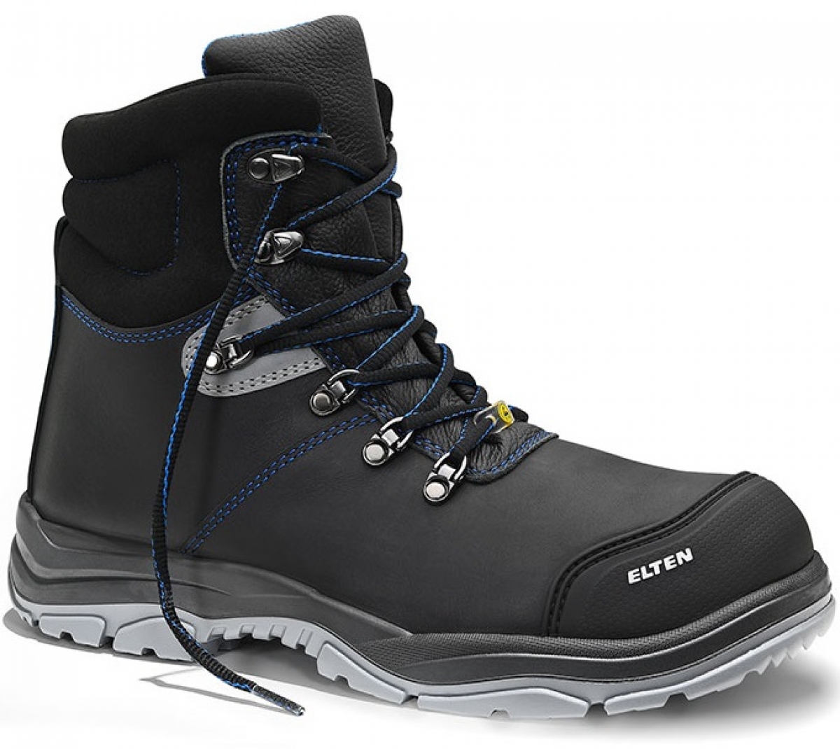 ELTEN-Footwear, S3-ERGO-ACTIVE-Arbeits-Berufs-Sicherheits-Schuhe, Hochschuhe, MASON Pro mid, ESD, Futyp 3, schwarz