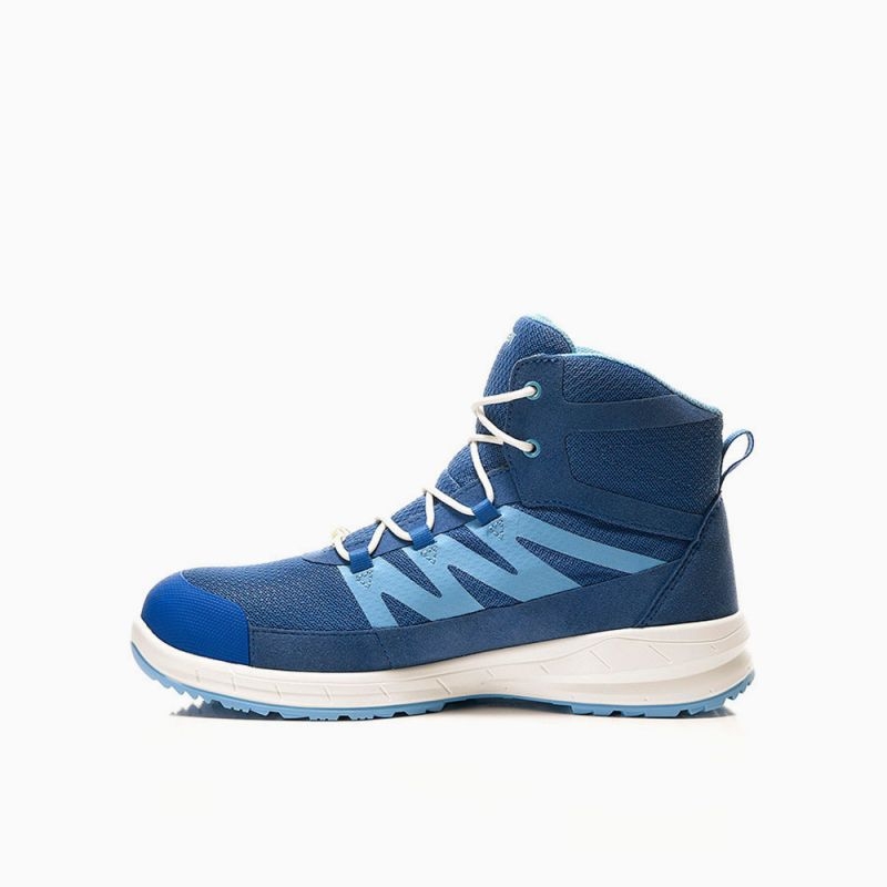 ELTEN-Footwear, S1P-Arbeits-Berufs-Sicherheits-Schuhe, Hochschuhe, MARTEN XXSports Mid, ESD, blau