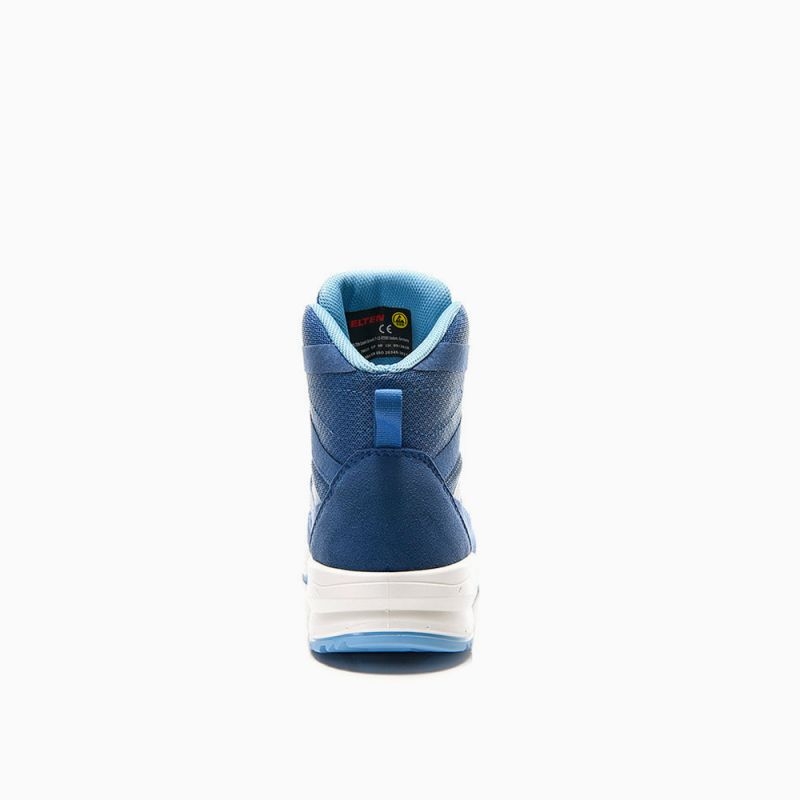 ELTEN-Footwear, S1P-Arbeits-Berufs-Sicherheits-Schuhe, Hochschuhe, MARTEN XXSports Mid, ESD, blau