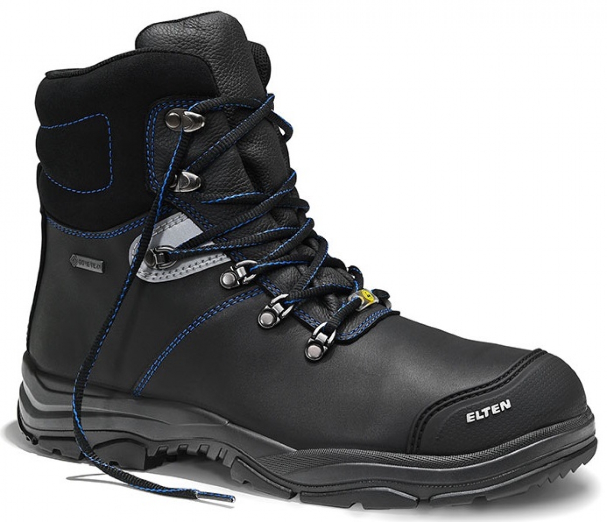ELTEN-Footwear, S3-ERGO-ACTIVE-Arbeits-Berufs-Sicherheits-Schuhe, Hochschuhe, MASON Pro GTXMid, ESD, Futyp 1, schwarz