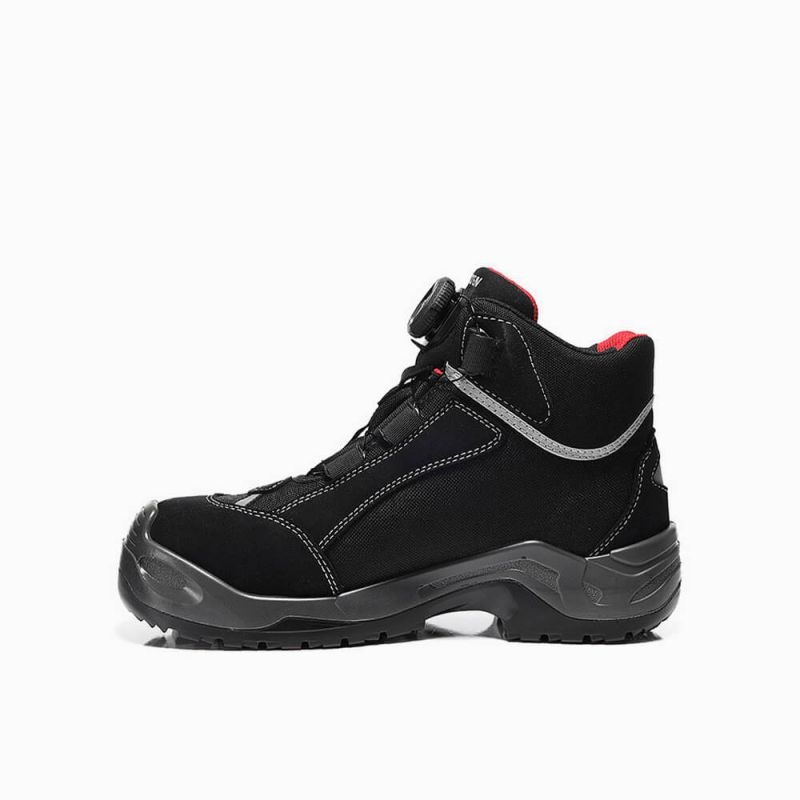 ELTEN-Footwear, S3-Arbeits-Berufs-Sicherheits-Schuhe, Hochschuhe, SANDER BOA ESD, schwarz