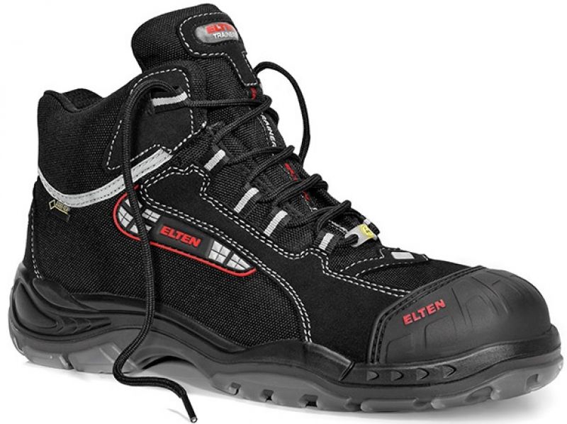 ELTEN-Footwear, S3-Arbeits-Berufs-Sicherheits-Schuhe, Hochschuhe, SANDER PRO GTX ESD, schwarz