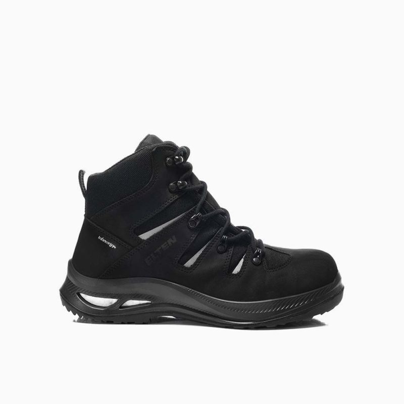 ELTEN-S3-Sicherheitshochschuhe, NELSON XXG black Mid ESD S3 HI, schwarz