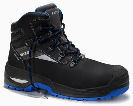 ELTEN-S3-Sicherheitshochschuhe, STEFANO XXSG black-blue Mid ESD S3, schwarz/blau