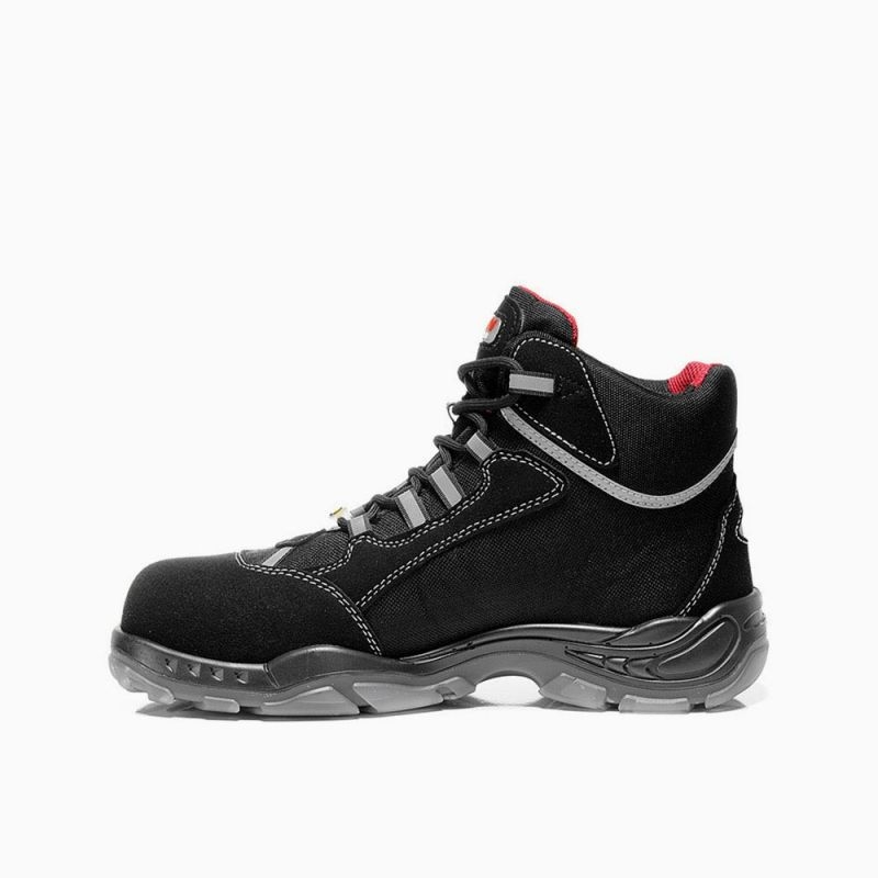 ELTEN-Footwear, S2-Arbeits-Berufs-Sicherheits-Schuhe, Hochschuhe, SANDER ESD, schwarz
