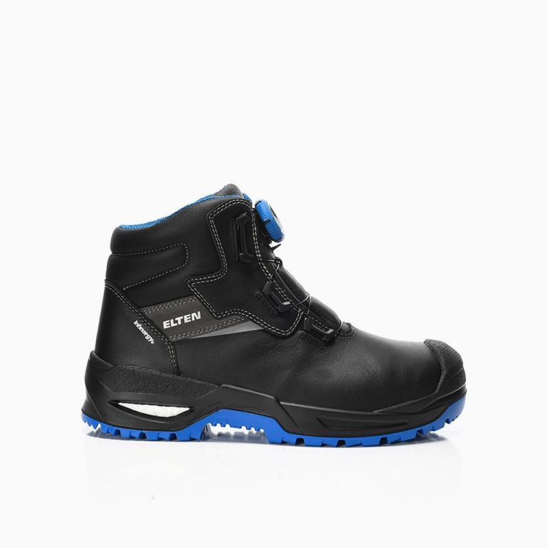 ELTEN-S3-Sicherheitsstiefel, STEFANO XXSG BOA black-blue Mid