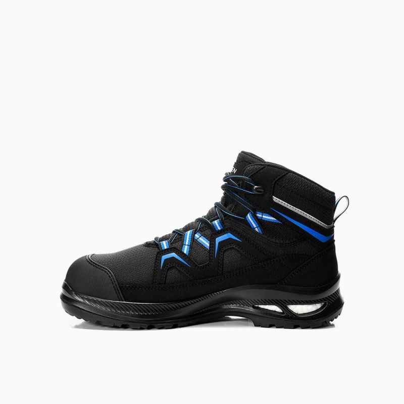 ELTEN-S3-Sicherheitsstiefel, FRY XXG Pro GTX black-blue Mid