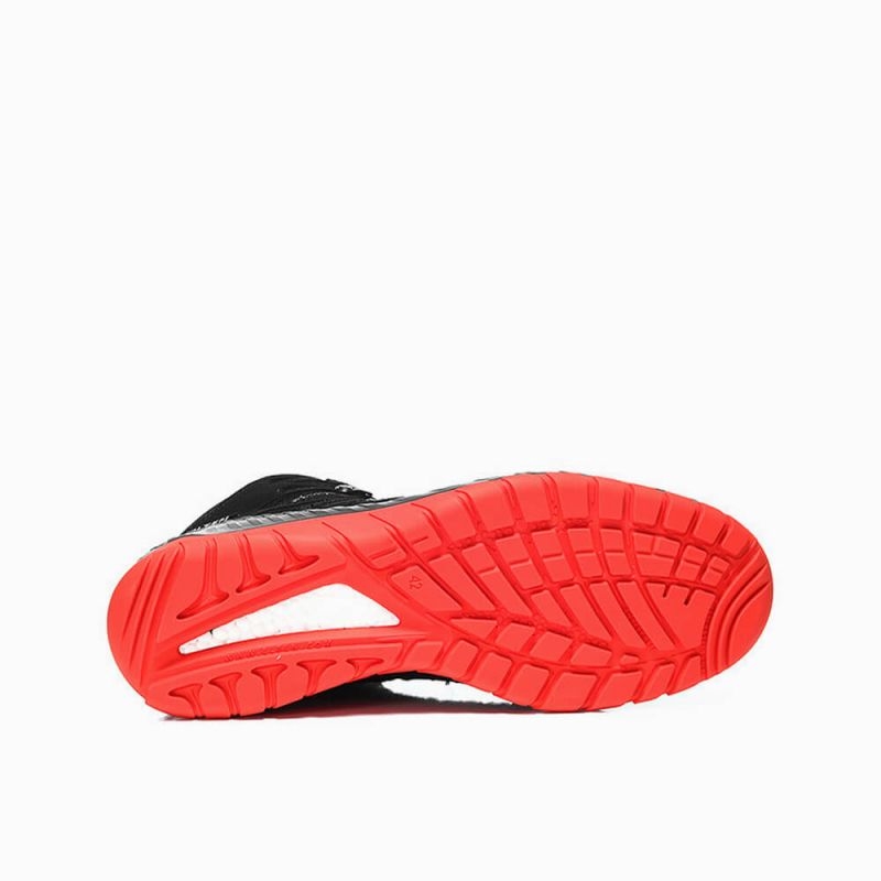 ELTEN-Footwear, S3-Arbeits-Berufs-Sicherheits-Schuhe, Hochschuhe, MADDOX BOA® Mid, ESD, schwarz-rot