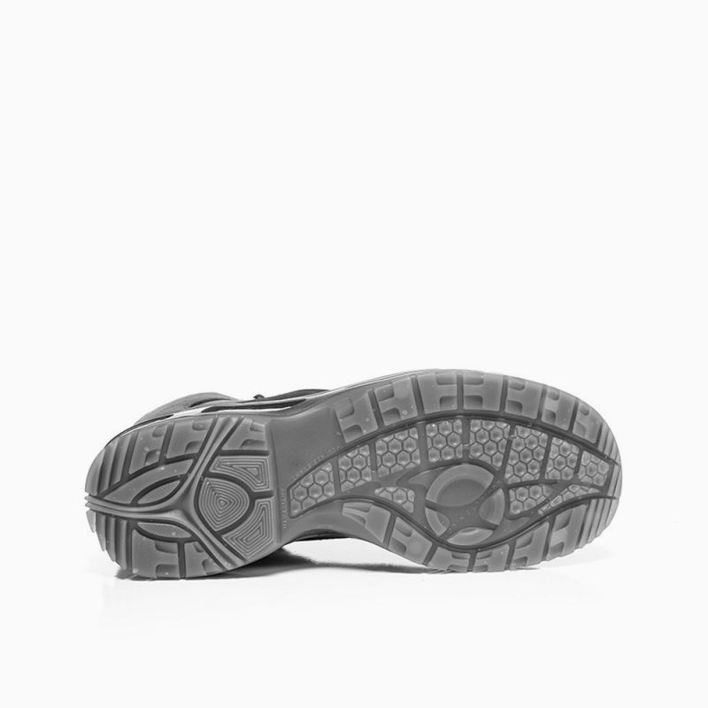 ELTEN-Footwear, S3-Arbeits-Berufs-Sicherheits-Schuhe, Hochschuhe, MILES MID ESD, schwarz/grau