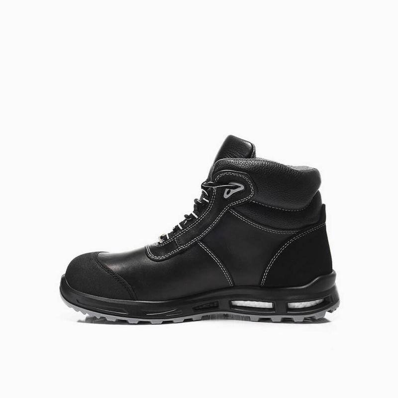 ELTEN-Footwear, S3-Arbeits-Berufs-Sicherheits-Schuhe, Schnürstiefel, REACTION XXT Mid, ESD, schwarz