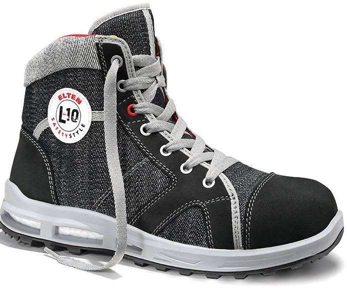 ELTEN-Footwear, S2-Arbeits-Berufs-Sicherheits-Schuhe, Schnürstiefel, SENSATION XXT Mid, ESD, schwarz