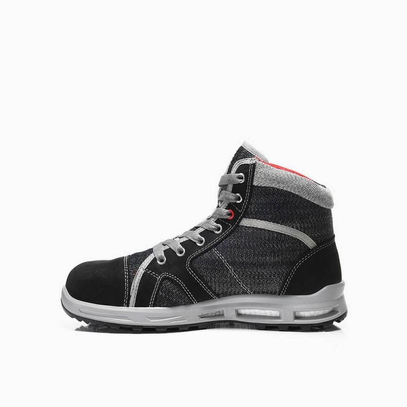 ELTEN-Footwear, S2-Arbeits-Berufs-Sicherheits-Schuhe, Schnürstiefel, SENSATION XXT Mid, ESD, schwarz