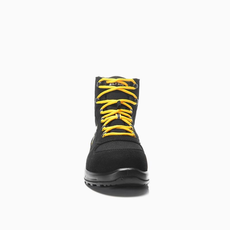 ELTEN-Footwear, S2-Sicherheitswinterstiefel, TIMOTHY GTX Mid, ESD, CI, schwarz/gelb