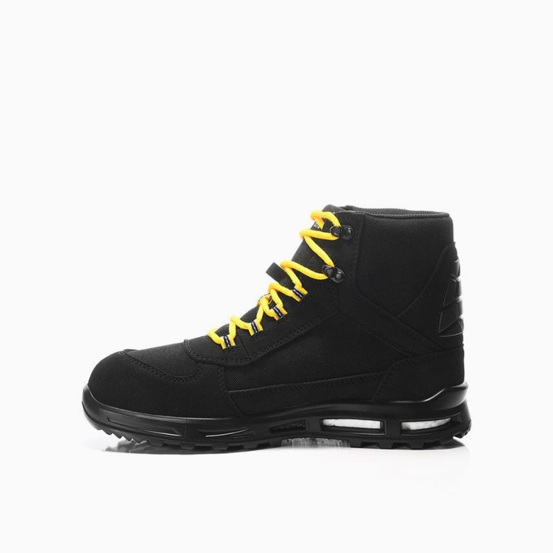 ELTEN-Footwear, S2-Sicherheitswinterstiefel, TIMOTHY GTX Mid, ESD, CI, schwarz/gelb