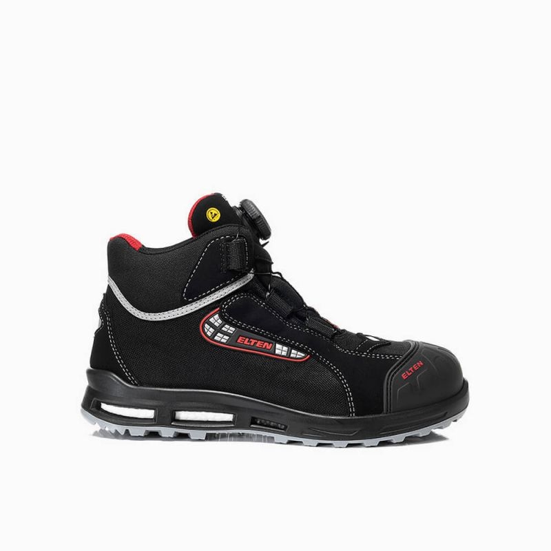ELTEN-Footwear, S3-Arbeits-Berufs-Sicherheits-Schuhe, Halbschuhe, SANDER XXT PRO BOA, ESD, schwarz