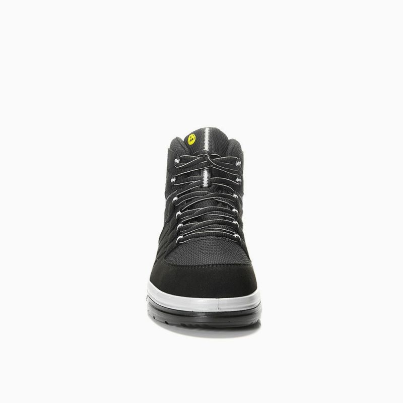 ELTEN Sicherheitsschnürstiefel, MADDOX XX10 black-grey Mid ESD S2