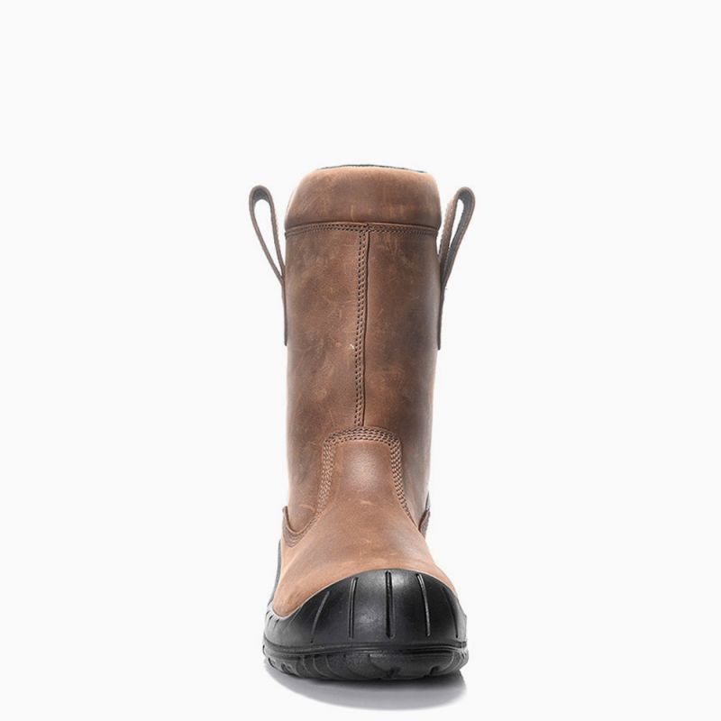 ELTEN Sicherheitsschlupfstiefel (Form C), GAVIN GTX® brown High ESD S3S WR