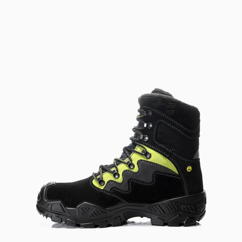 ELTEN-S3-Sicherheitsstiefel, MICK black-green HIGH S3S CI