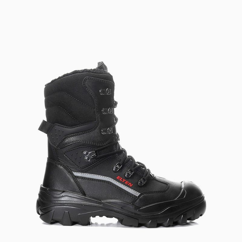 ELTEN-Footwear, S3-Arbeits-Berufs-Sicherheits-Schuhe, Winter-Schnürstiefel, ERIC, CI, schwarz