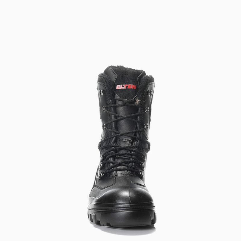 ELTEN-Footwear, S3-Arbeits-Berufs-Sicherheits-Schuhe, Winter-Schnürstiefel, ERIC, CI, schwarz