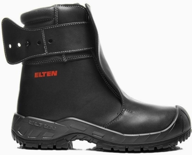 ELTEN-Footwear, S3-Spezial-Arbeits-Berufs-Sicherheits-Schuhe, Schlupfstiefel,, Giesserstiefel, CALVIN, HI, schwarz