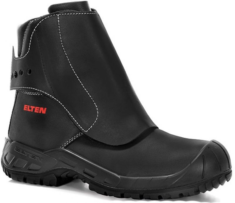 ELTEN-Footwear, S3-Arbeits-Berufs-Sicherheits-Schuhe, Winter-Schlupfstiefel, Giesserstiefel, LUIS, HI, schwarz