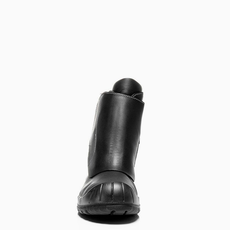 ELTEN-Footwear, S3-Arbeits-Berufs-Sicherheits-Schuhe, Winter-Schlupfstiefel, Giesserstiefel, LUIS, HI, schwarz