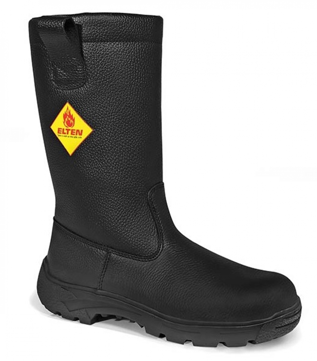 ELTEN-Footwear, F2A-Feuerwehrschlupfstiefel, MASTER, Form D, HI, schwarz